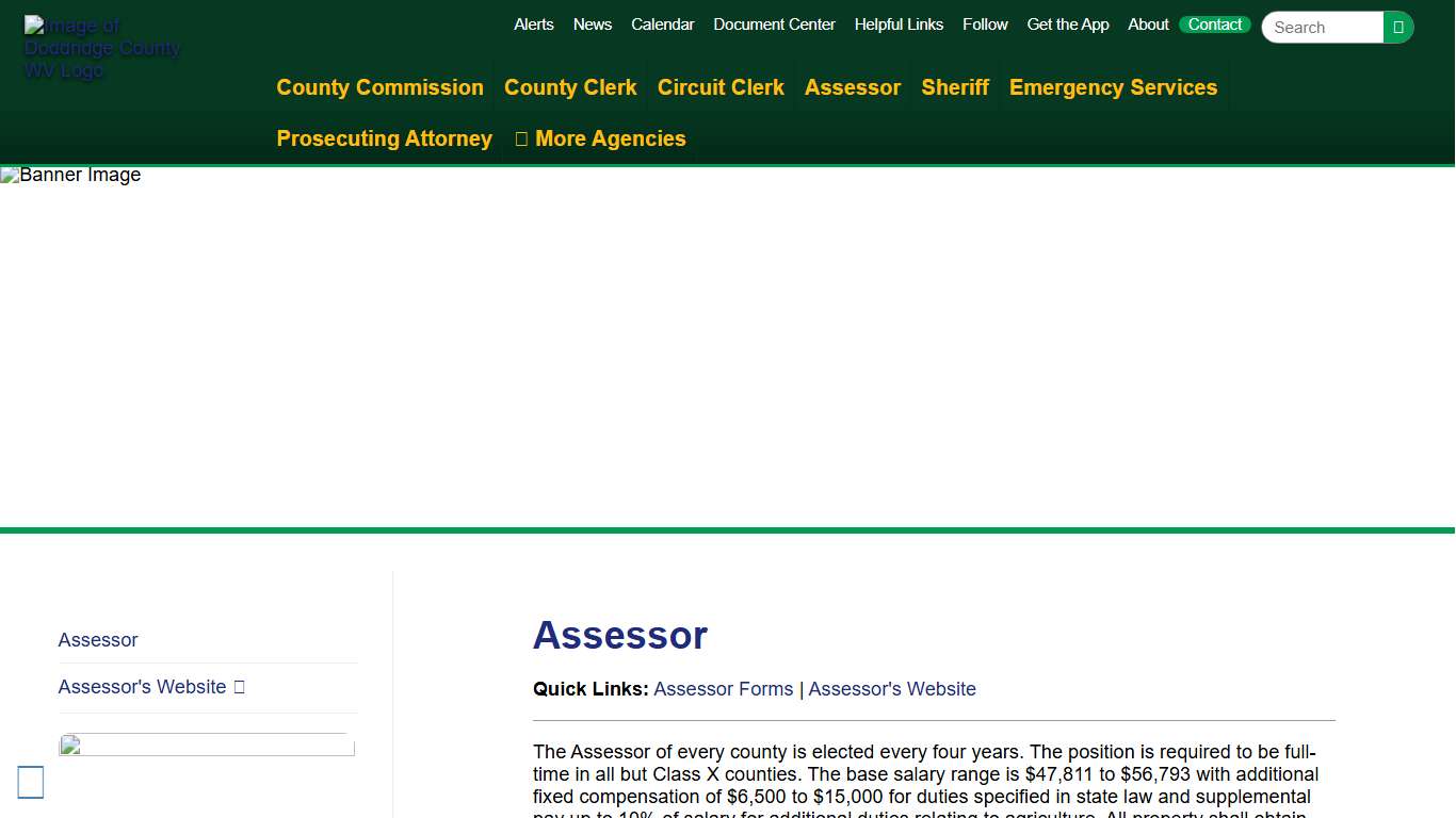 Assessor Doddridge County WV Doddridge County West Virginia Doddridge County Commission Government Living Tourism